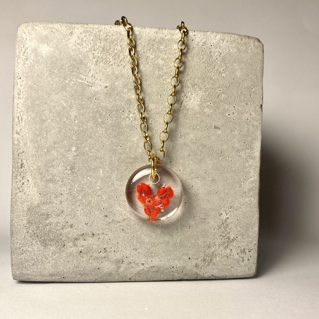 Collier Je t’aime maille ovale