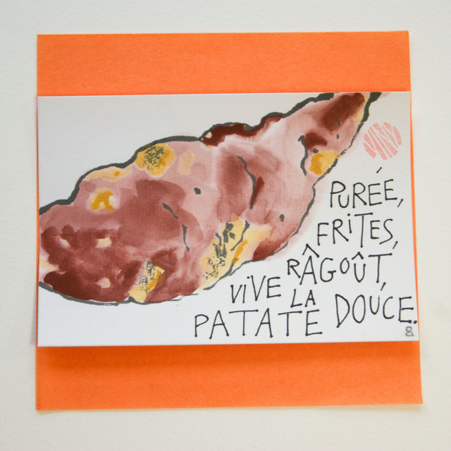Etegami patate douce