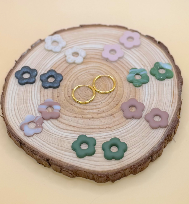 Créoles rondes (dorées)