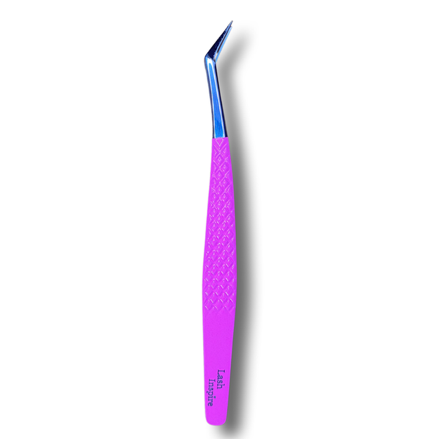 Semi curved tweezers