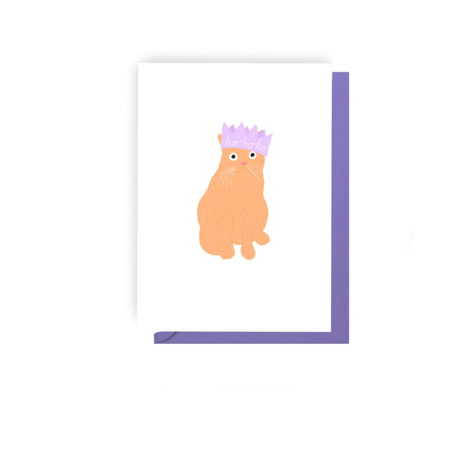 Festive Luna - Illustrated Christmas Card  