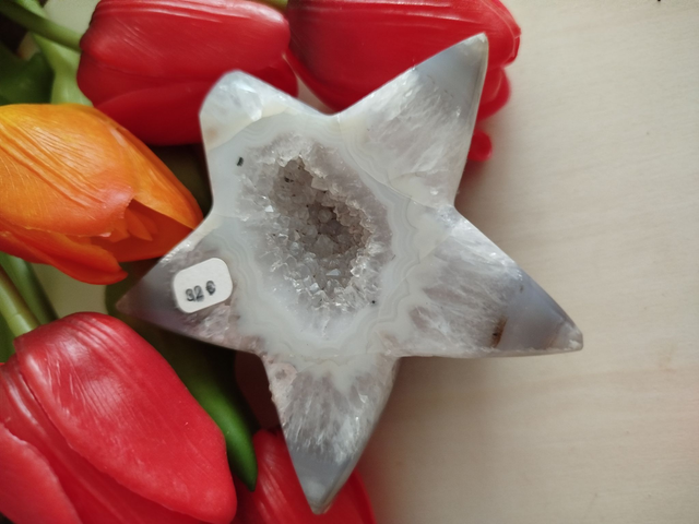 Étoile en Agate Druzy