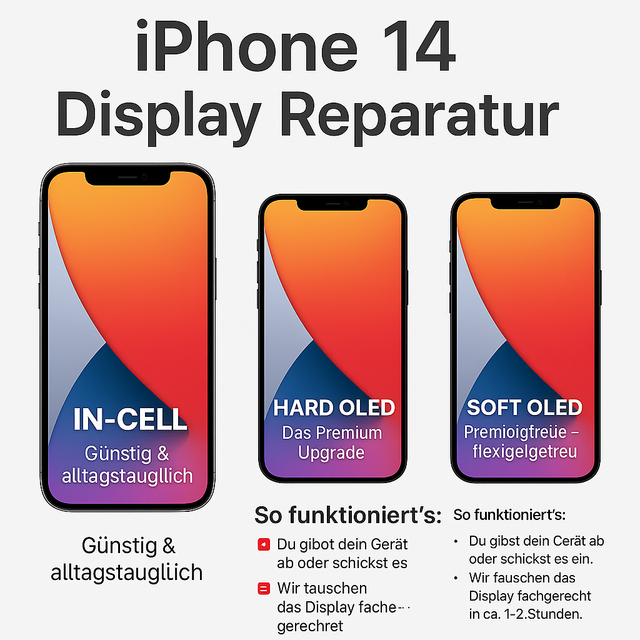 iPhone 14 Serie Display Reparatur
