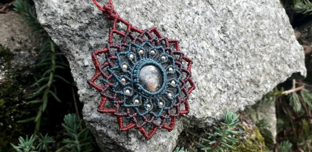 Collier mandala • labradorite