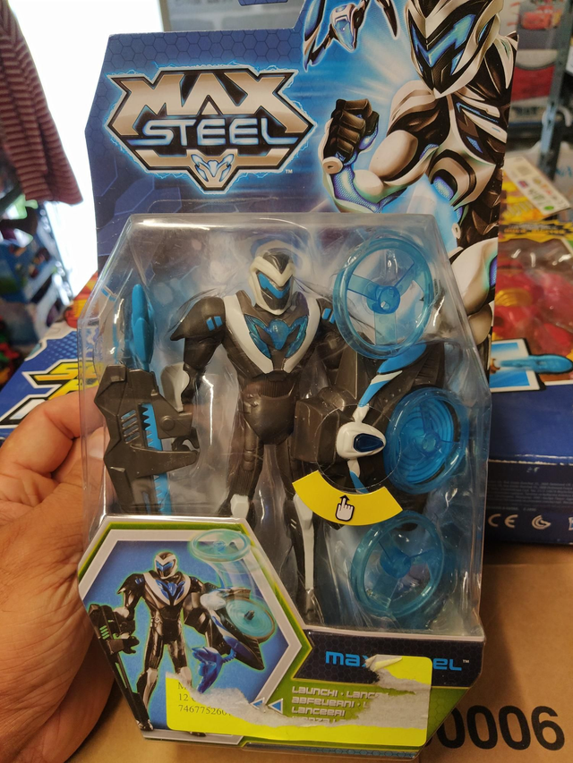 FIGURINE MAX STEEL LUMINEUSE