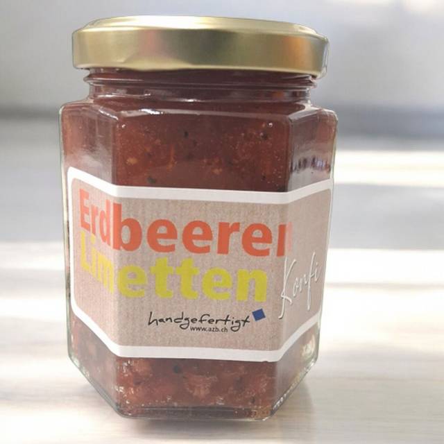 Erdbeere Limetten Gelée Konfi