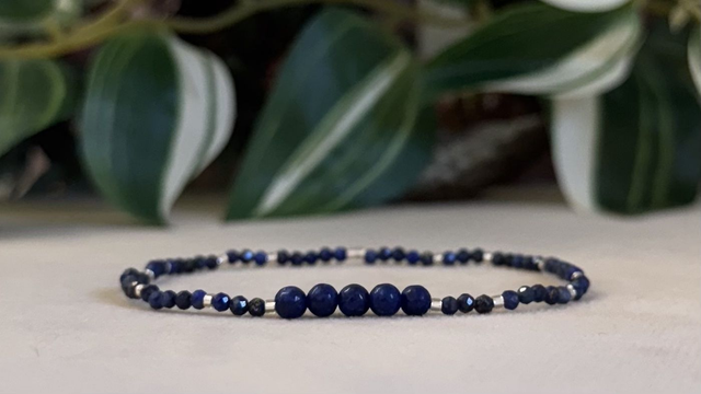 Bracelet | Lapis-Lazuli - Précieux 1