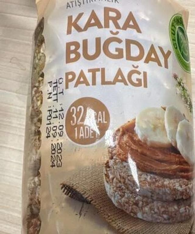 Glutensiz Fabrika Karabuğday Patlaği Sade 12 Paket (100 Gram X 12 Paket)