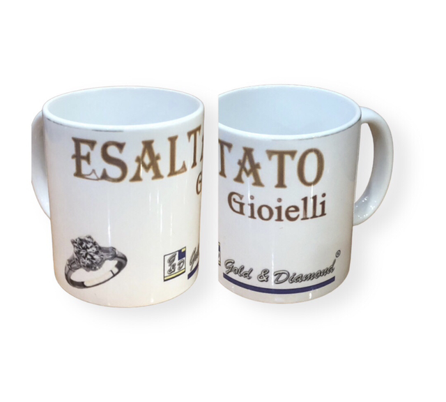 TAZZA MUG Gold &amp; Diamond by Esaltato Gioielli 