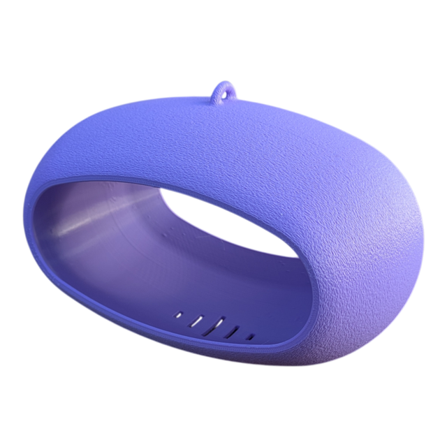 Mangeoire à oiseaux de la nature à suspendre de forme ovale