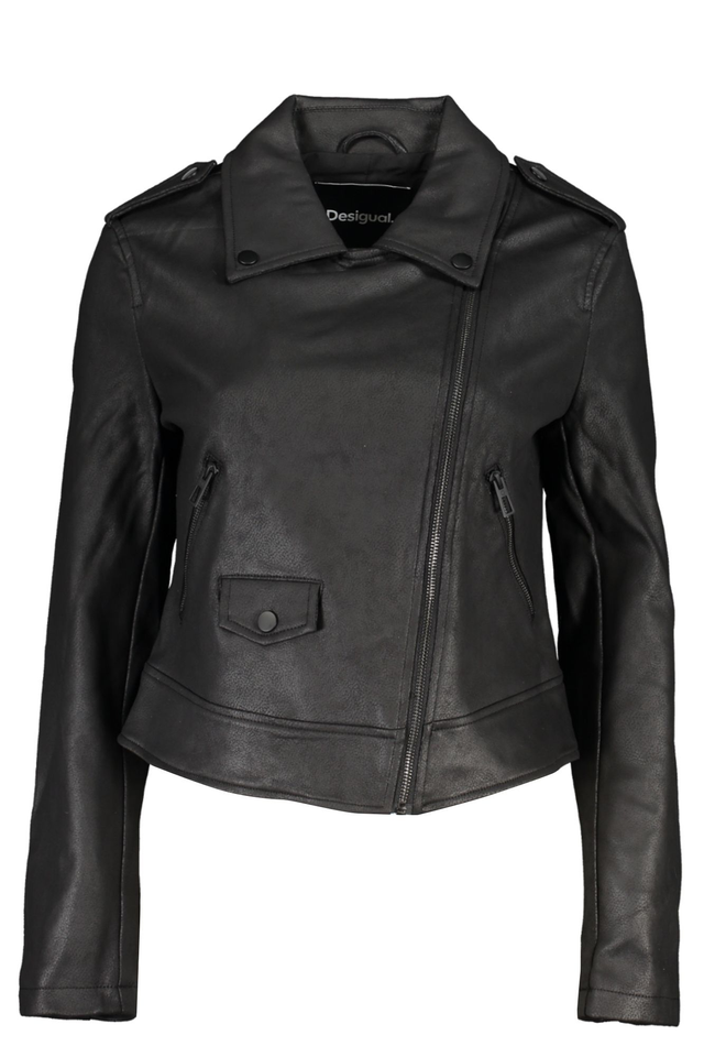 DESIGUAL GIACCA SPORTIVA DONNA NERO