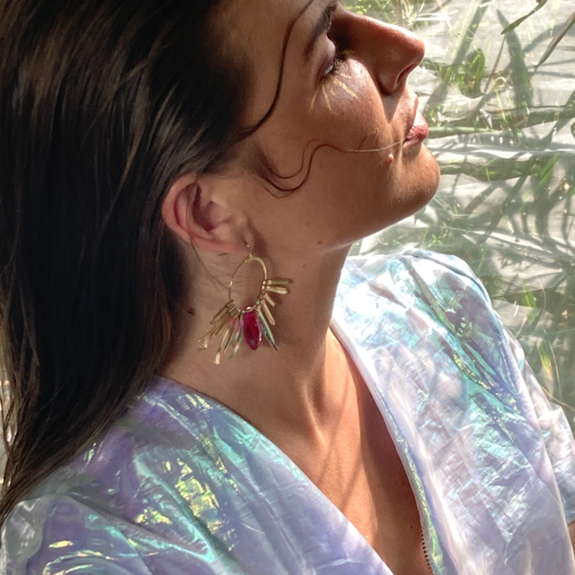 Boucles d’oreille Sacré Coeur 