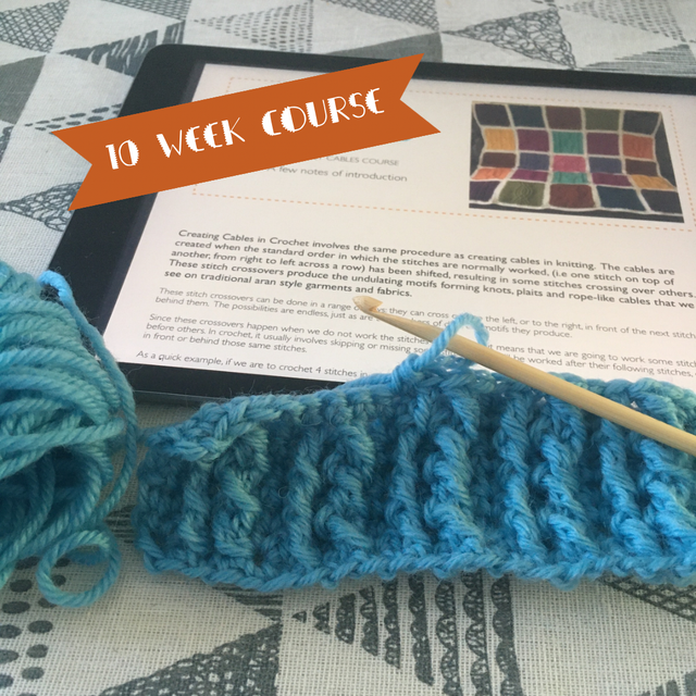 2025-02-18 to 2025-04-22 - 10 Week Crochet Course: Cables (Tuesdays)