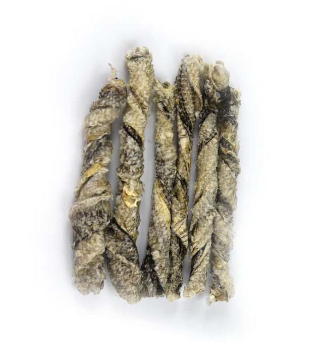 Knabberstangen aus Fischhaut