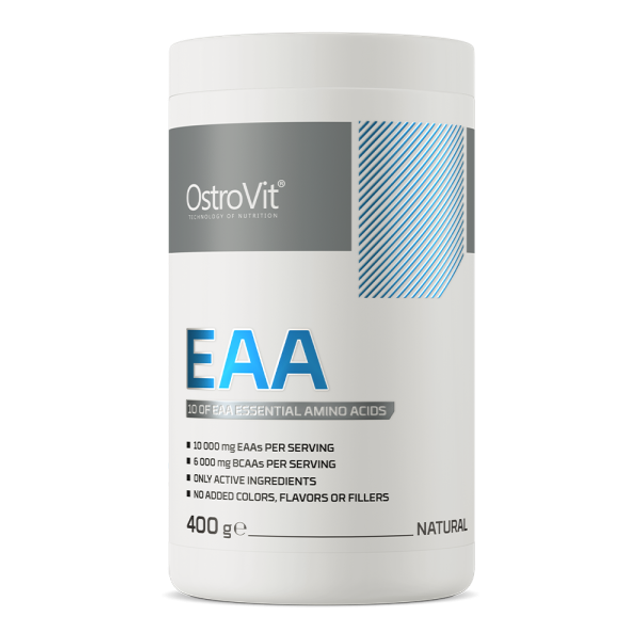 EAA Ostrovit 400g – Aminoácidos esenciales completos para Rendimiento y Recuperación