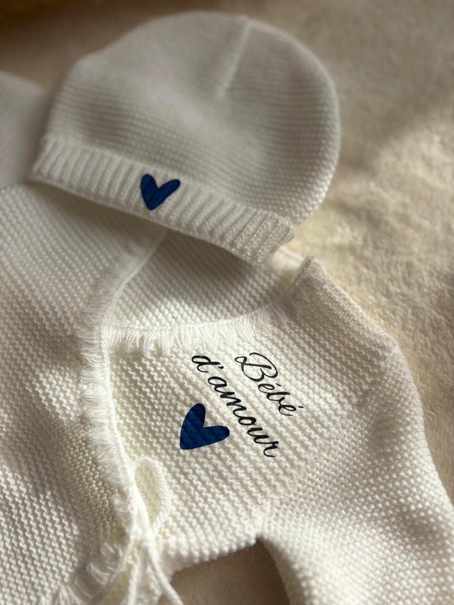 Ensemble bébé naissance Blanc 0/3 mois