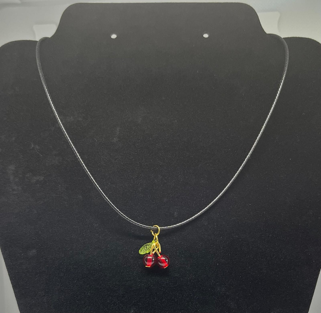 🍒 Collier Cerises 