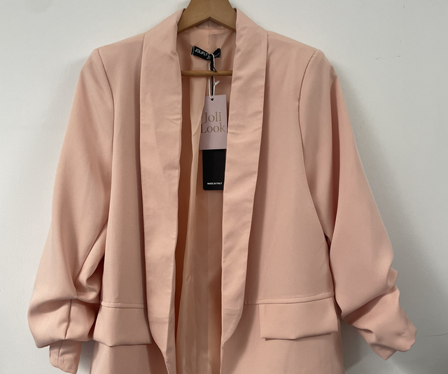 Blazer Rose pâle 