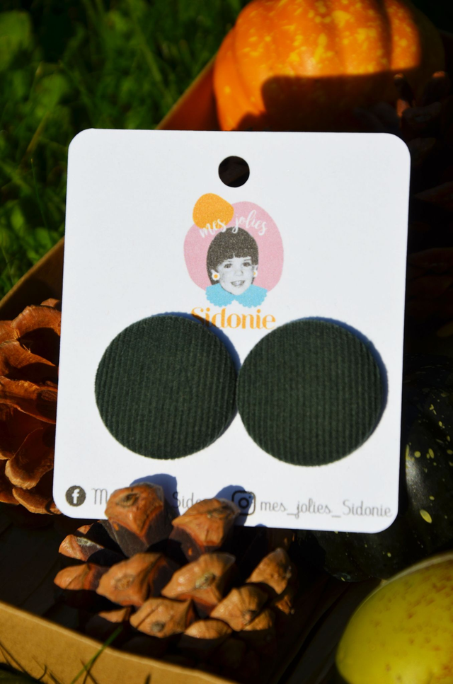 Sidonie velours vert sapin