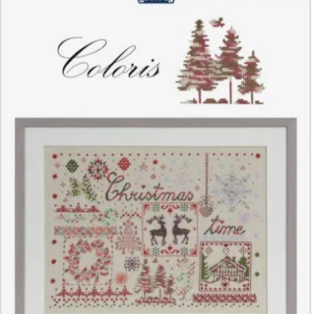  DMC COLORIS Pattern Booklet Christmas Motif