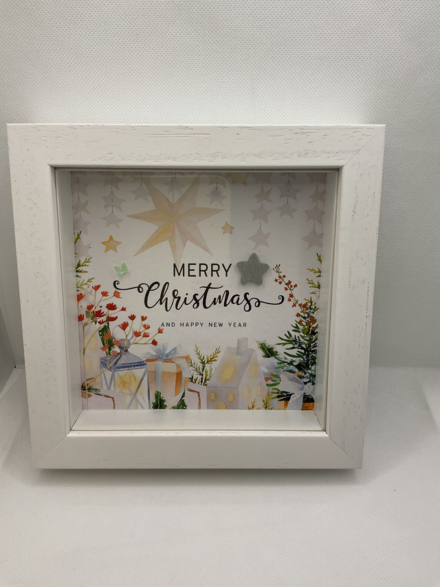 Christmas frame. Beautiful Christmas gift.