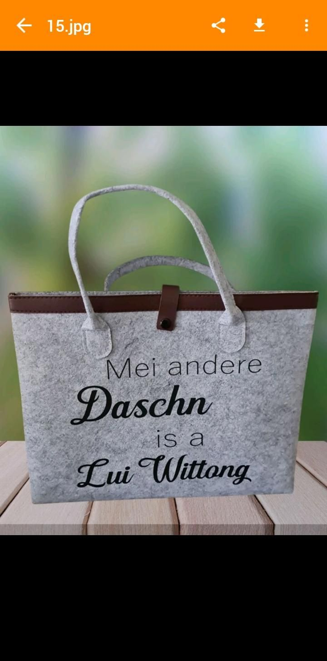 Filztasche - Mei andere Daschn