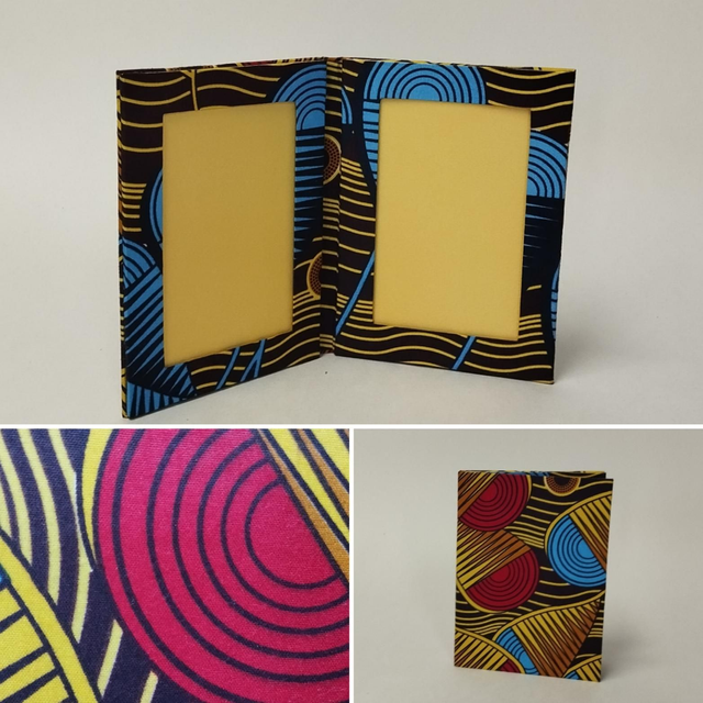 Cadre photo double à poser - photo 15x9cm