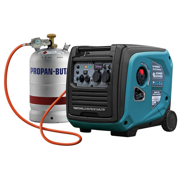 Groupe électrogène à essence-gaz de type inverter KS 4000iEG S