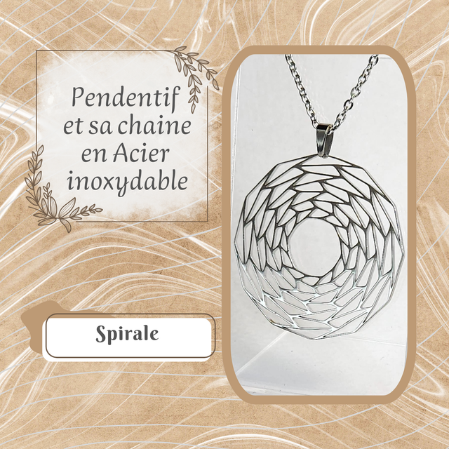 Pendentif XL - Spirale