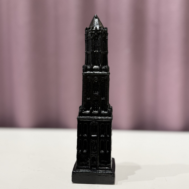 Domtoren - steen 18 cm (kleur zwart)