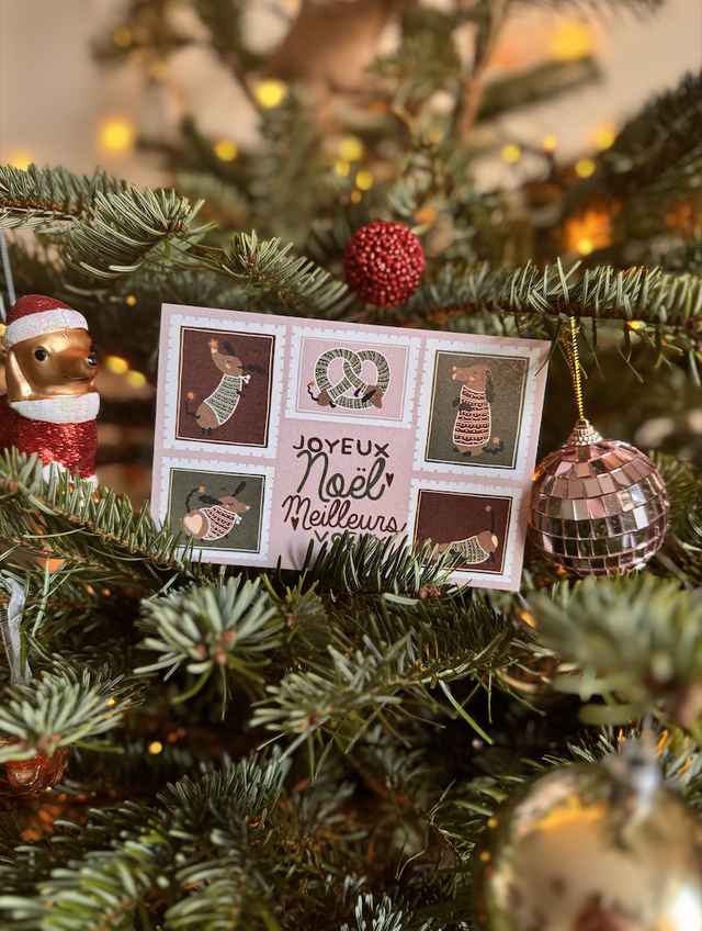 Carte de Noël - Joyeux Noël et Meilleurs voeux 🎁