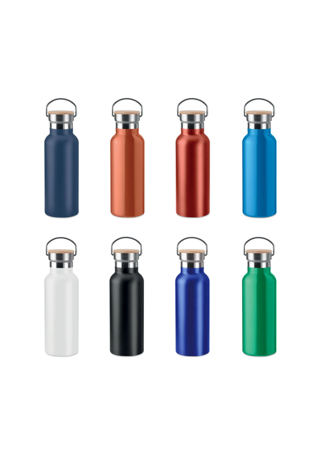 Double wall flask 500 ml with carry handle