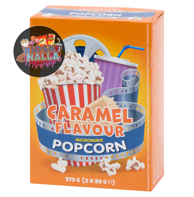 Mikrowellen-Popcorn Karamell 3 x 100 g