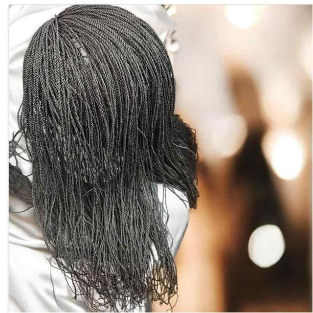 Senegalese Twists Wig 1B | Handcrafted Braided Wig 