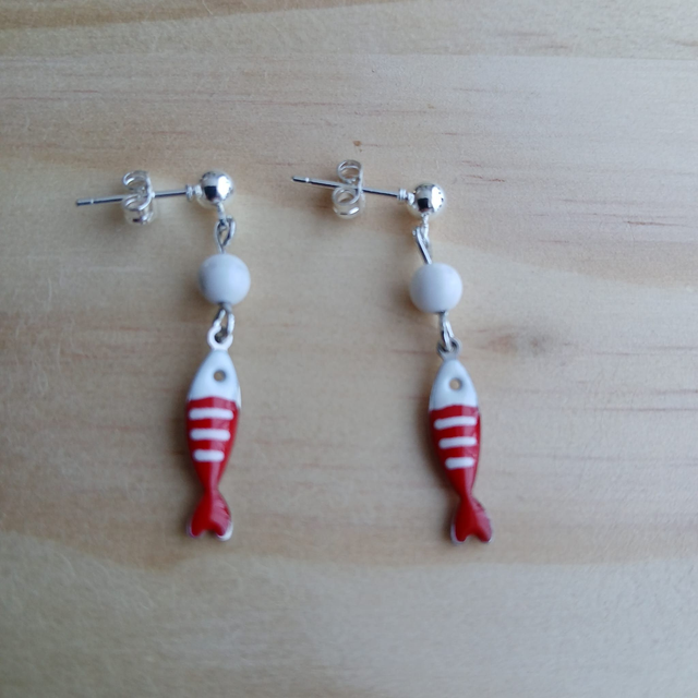 Meisjes oorbellen "Ocean Whispers" met Howliet (3.024)