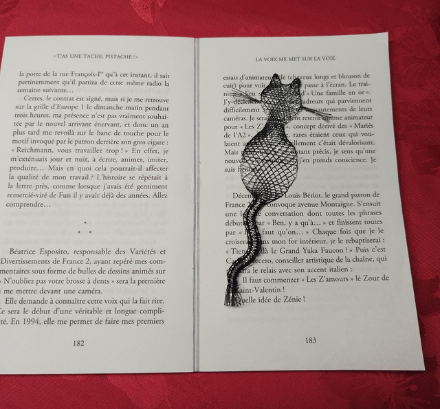 Marque-page Chat