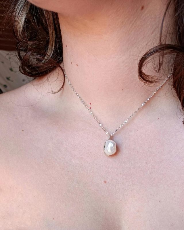 Collana Perla Barocca