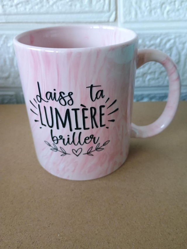 Mug citation positive – Laisse ta lumière briller