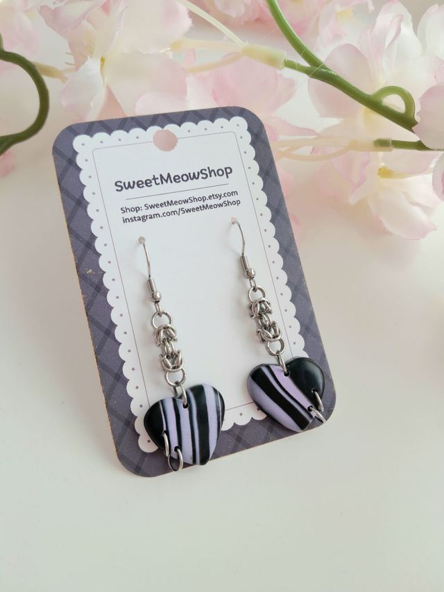 Lävistetyt sydämet - korvakorut