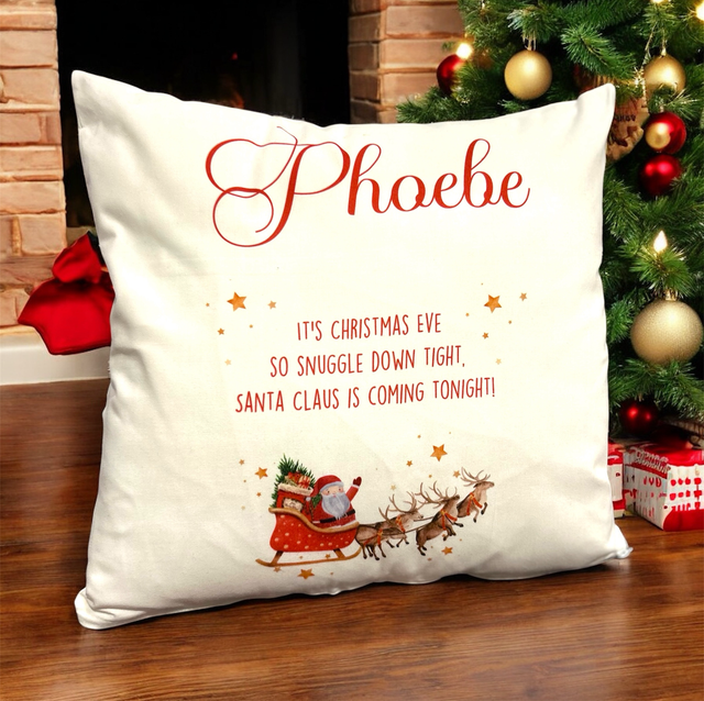 Personalised Christmas cushion
