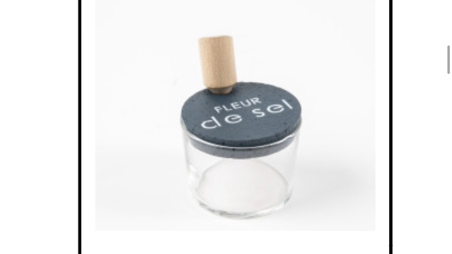 Pot bodega FLEURS DE SEL,gris orage 