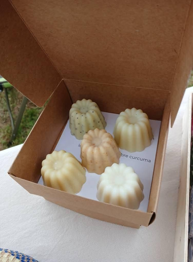 Coffret 5 savons cannelé