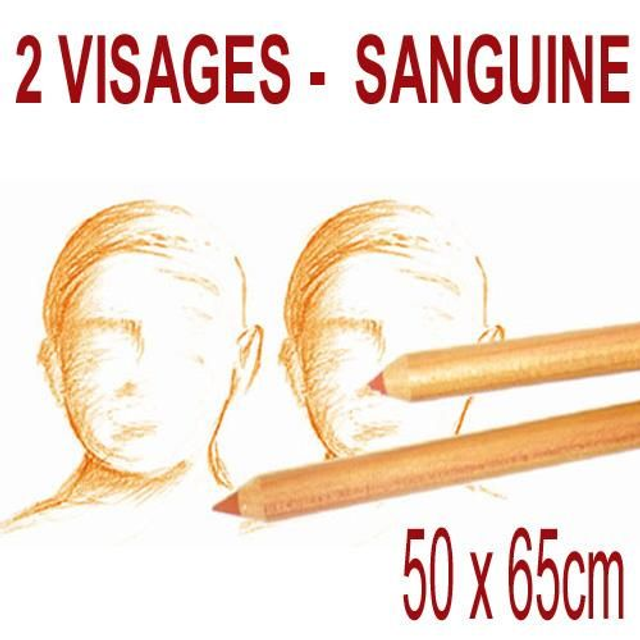 2 visages - 50x65cm - 230€