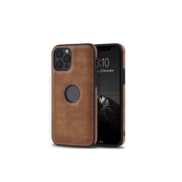 Coque de Protection maron  Vintage pour iPhone