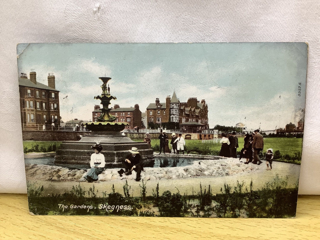 Skegness, The Gardens, Lincolnshire, Antique Posted 1905 Hartmann Postcard. Our Ref No. R727 £2.50