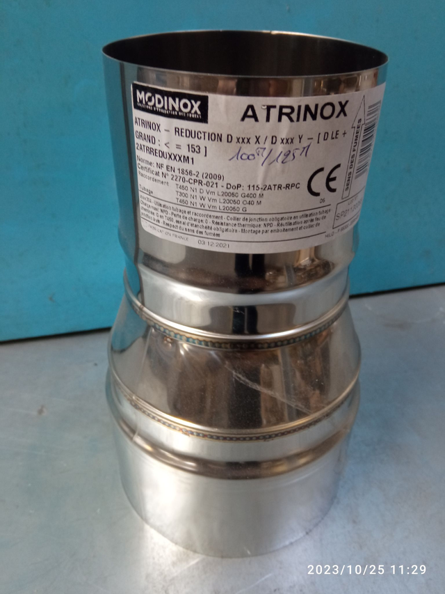 Atrinox - Réduction D 125 F  D 100 M - 2ATRREDU125100 