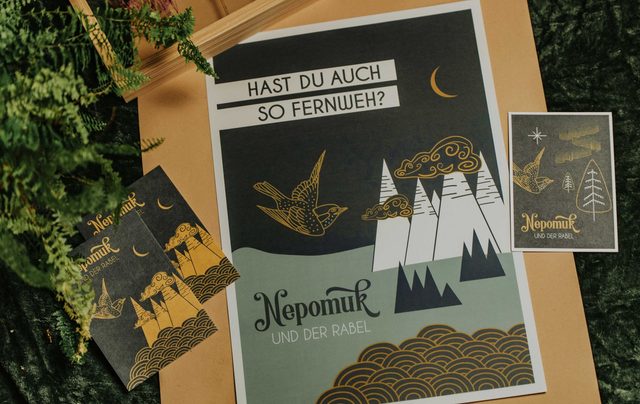 Plakat „Nepomuk & der Rabel“ - A3