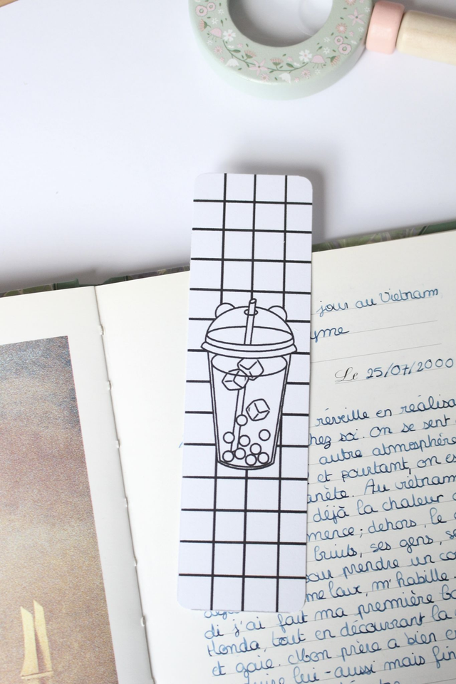 Marque-page « Fleurs asiatiques » à colorier