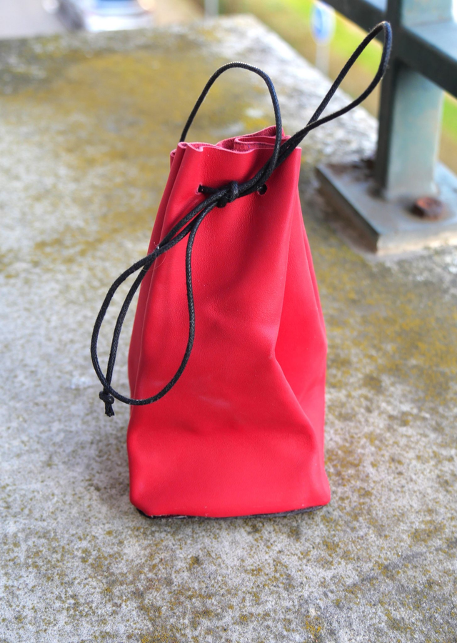 Bourse rouge/noir simple