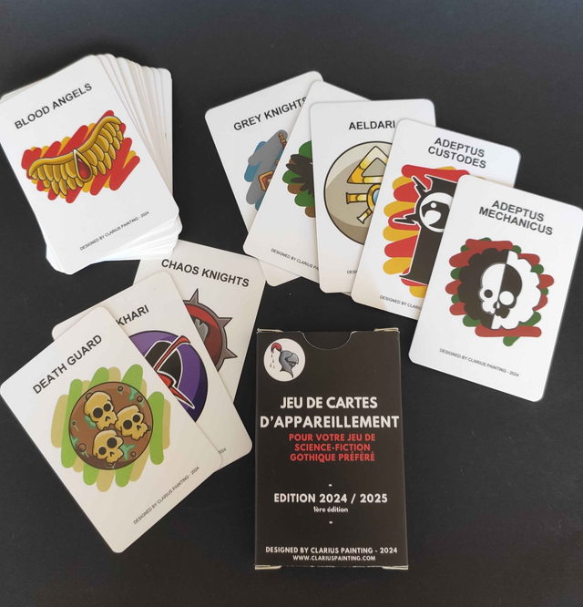 Jeu de cartes d'appareillement - Pour jeu compétitif en équipe